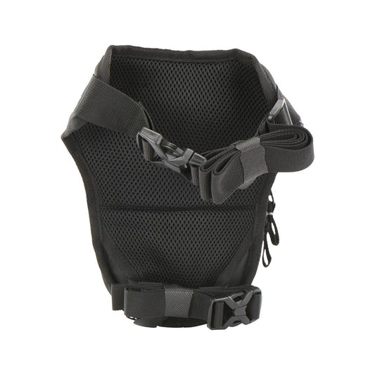 Sacoche de Cuisse Moto XL Réfléchissante — Noir, vue vue 2