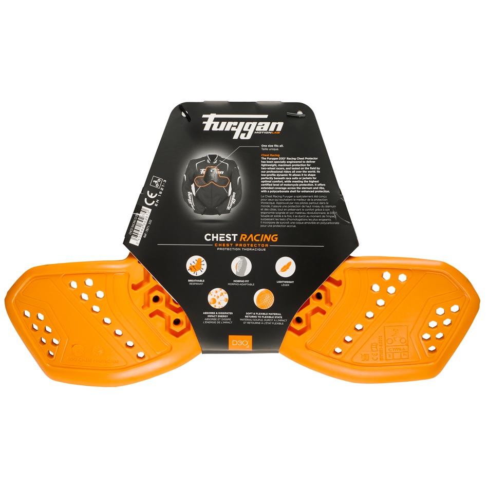 CHEST RACING D3O® - Orange