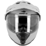 Casque trail modulable S791 Dune gris mat — vue de face