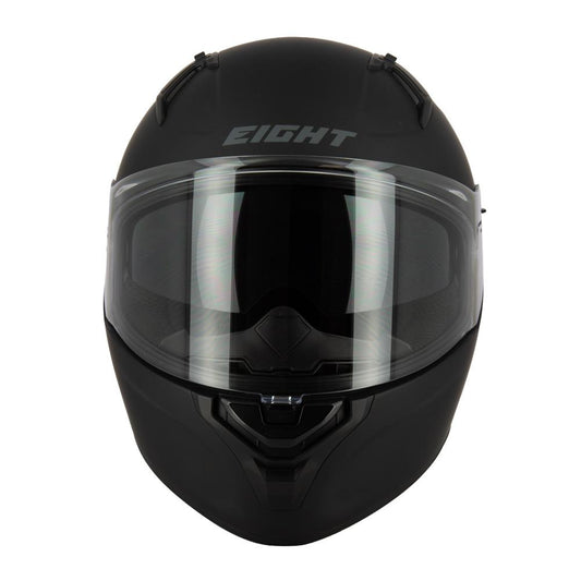 Casque intégral S443 Aero noir mat — vue de face