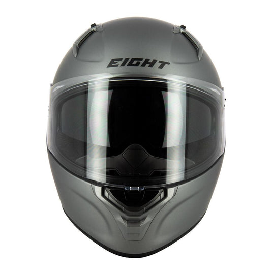 Casque intégral S443 Aero gris mat — vue de face