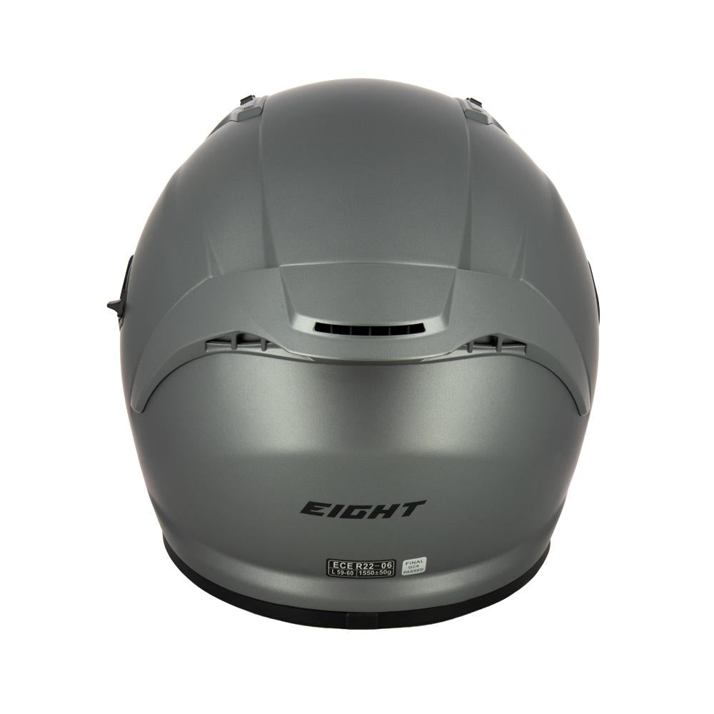 Casque intégral S443 Aero gris mat — vue arrière