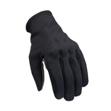 Gants moto hiver Sprint Hydroscud Noir/Gris — dos de la main en softshell noir