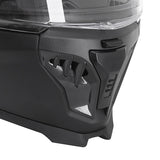 Casque intégral ADX AI500 Noir Mat — détail de la mentonnière