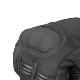 Gants moto hiver Zephyr Noir — gros plan du relief sur les articulations