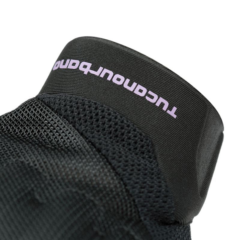Gants moto été Penna EVO Lady Noir/Violet — poignet vu de dos
