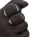 Gants moto toutes saisons Crab Noir — doigts repliés et leurs renforts