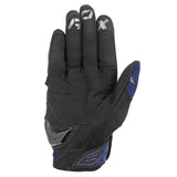 Gants moto mi-saison Street EVO Noir/Bleu — côté paume