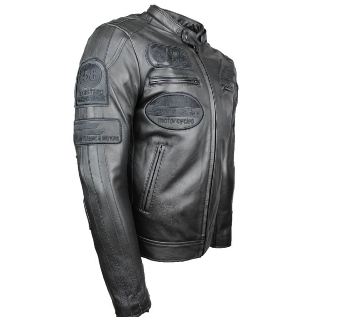 Blouson moto Cuir Vintage Homme : HERITAGE 58™ - LE PRATIQUE DU MOTARD