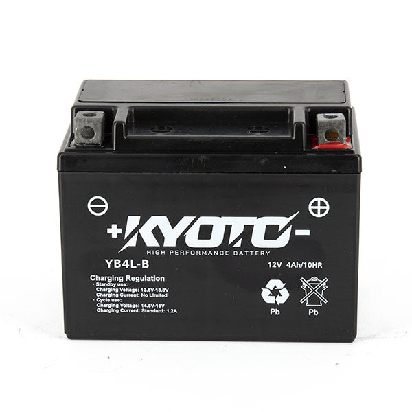 Batterie Moto Kyoto YB4L-B — AGM 12V Sans Entretien