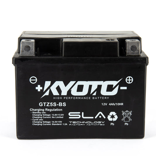 Batterie Moto Kyoto YTZ5S-BS — AGM 12V Sans Entretien