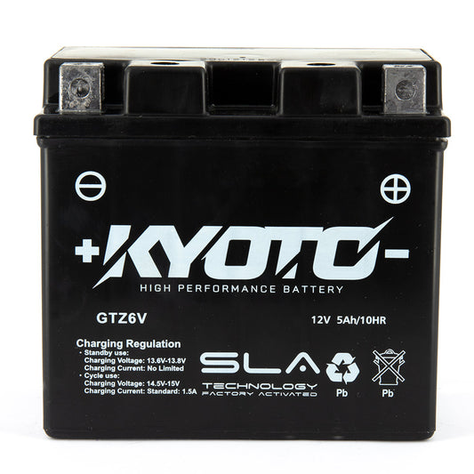 Batterie Moto Kyoto YTZ6V — AGM 12V Sans Entretien