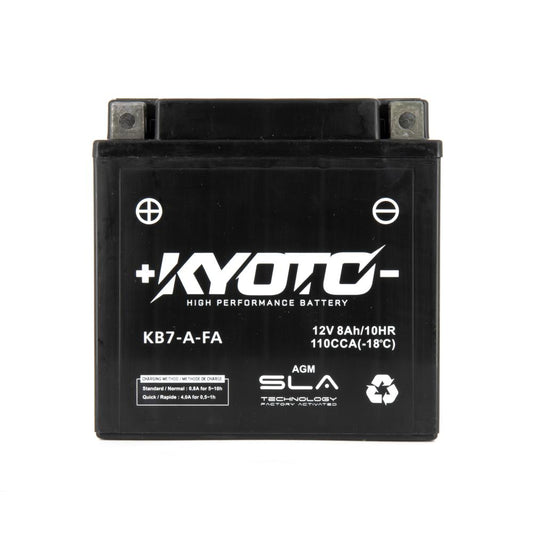 Batterie Moto Kyoto YB7-A — AGM 12V Sans Entretien