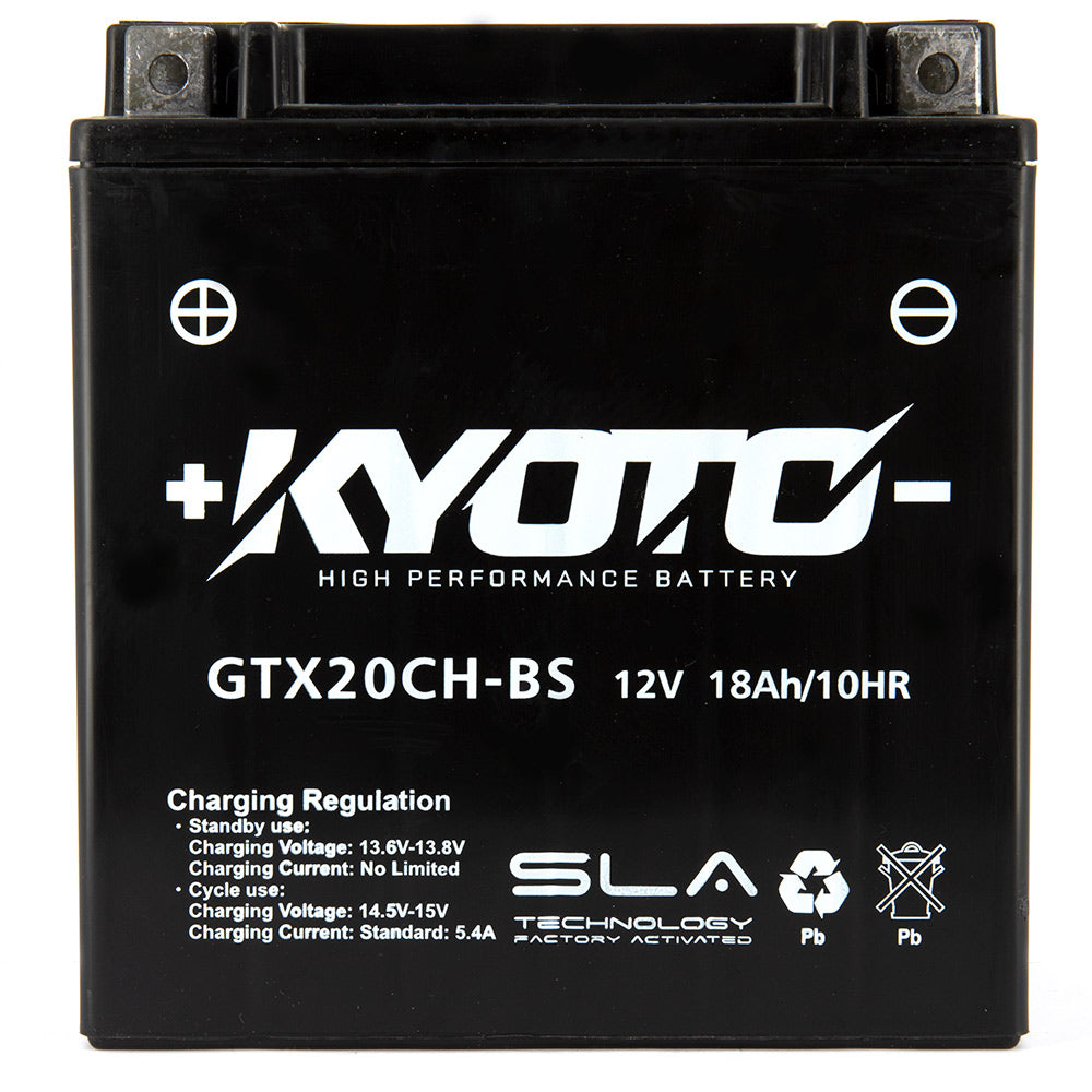 Batterie Moto Kyoto YTX20CH-BS — AGM 12V Sans Entretien