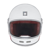 Casque Moto Intégral Revenge Strobe Blanc Bleu Rouge | NOX - LE PRATIQUE DU MOTARD