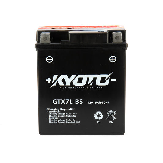 Batterie Moto Kyoto YTX7L-BS — AGM 12V Sans Entretien