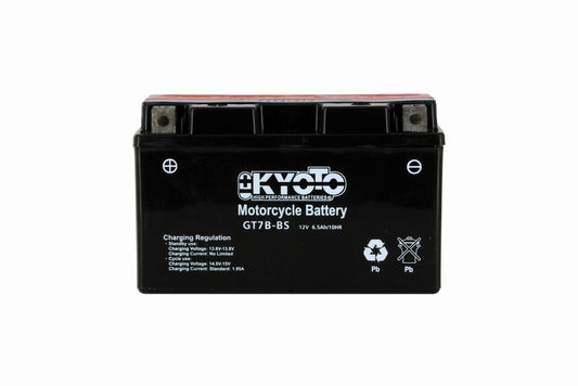 Batterie Moto Kyoto YT7B-BS — AGM 12V Sans Entretien
