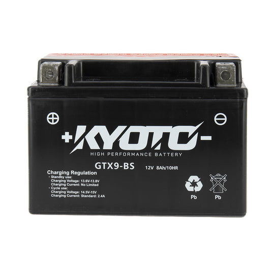 Batterie Moto Kyoto YTX9-BS — AGM 12V Sans Entretien