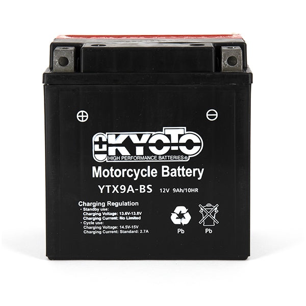 Batterie Moto Kyoto YTX9A-BS — AGM 12V Sans Entretien