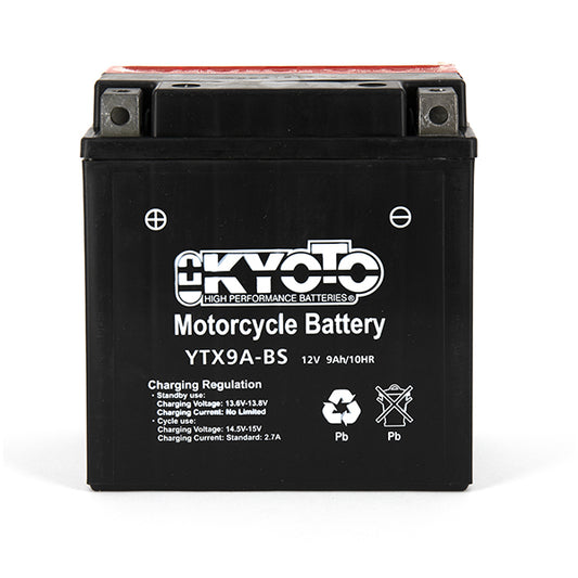 Batterie Moto Kyoto YTX9A-BS — AGM 12V Sans Entretien