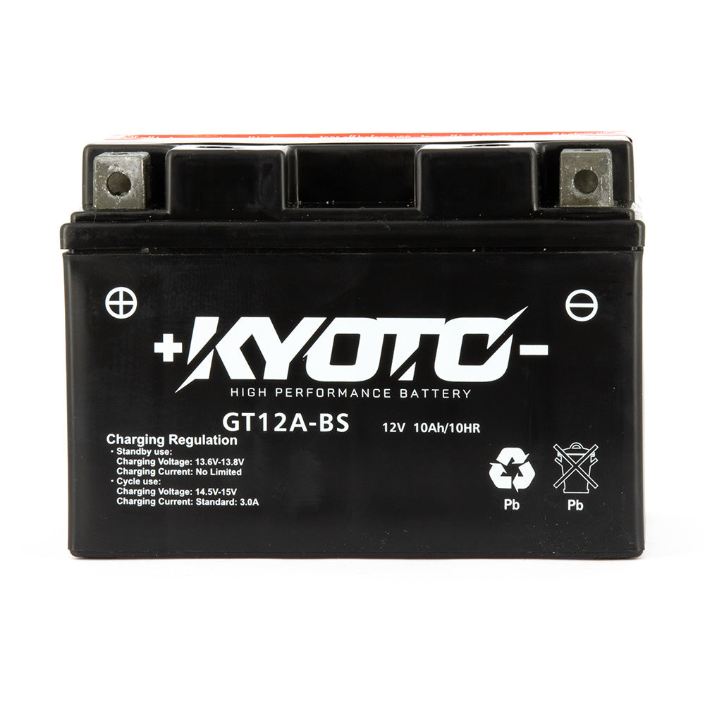 Batterie Moto Kyoto YT12A-BS — AGM 12V Sans Entretien
