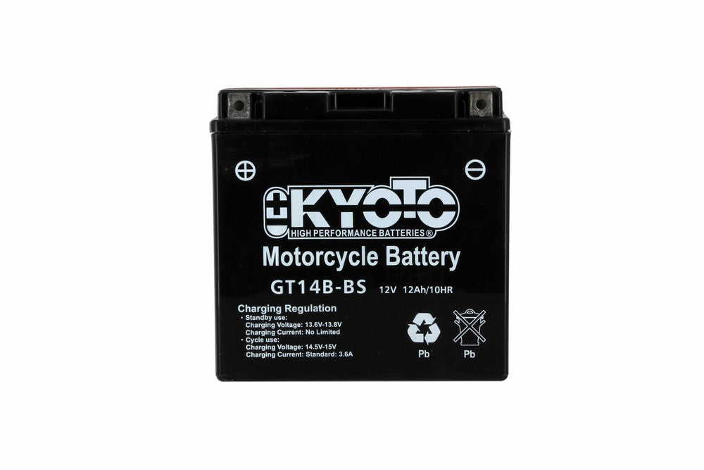Batterie Moto Kyoto YT14B-BS — AGM 12V Sans Entretien