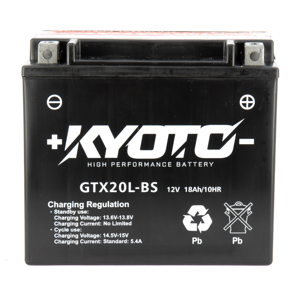 Batterie Moto Kyoto YTX20L-BS — AGM 12V Sans Entretien