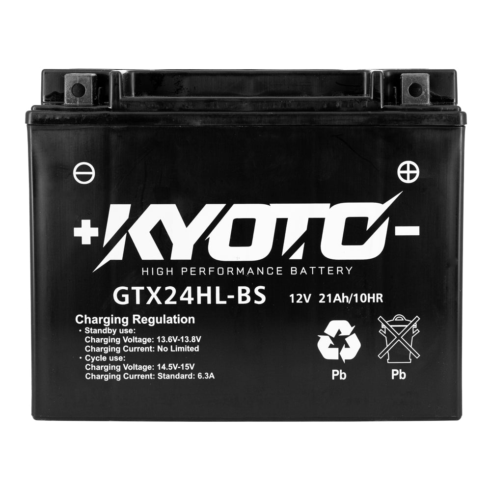 Batterie Moto Kyoto YTX24HL-BS — AGM 12V Sans Entretien