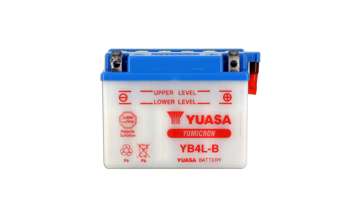 Batterie Moto Yuasa YB4L-B — AGM 12V Sans Entretien