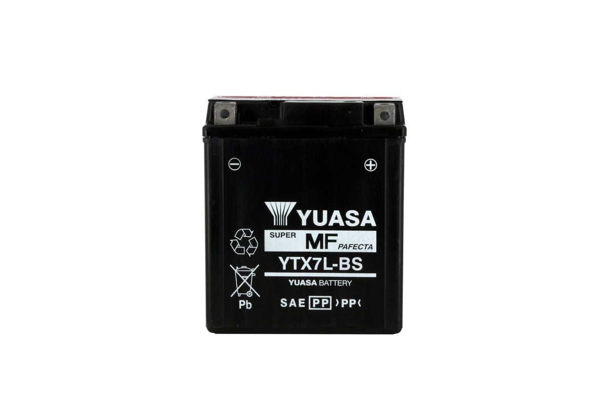 Batterie Moto Yuasa YTX7L-BS — AGM 12V Sans Entretien