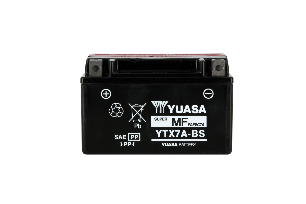Batterie Moto Yuasa YTX7A-BS — AGM 12V Sans Entretien