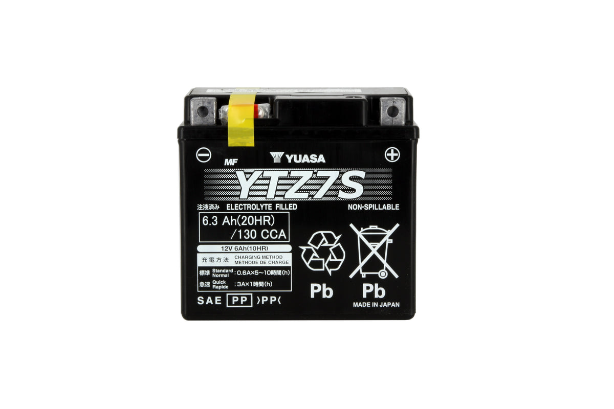 Batterie Moto Yuasa YTZ7-S — AGM 12V Sans Entretien