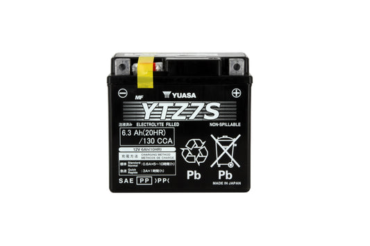 Batterie Moto Yuasa YTZ7-S — AGM 12V Sans Entretien