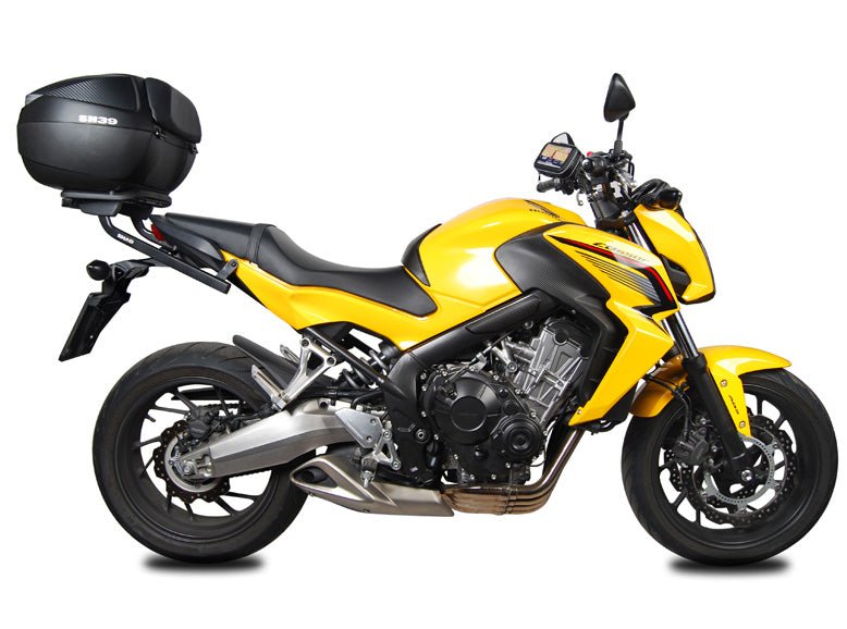 Fixation pour Top Case Honda CB650 F - LE PRATIQUE DU MOTARD