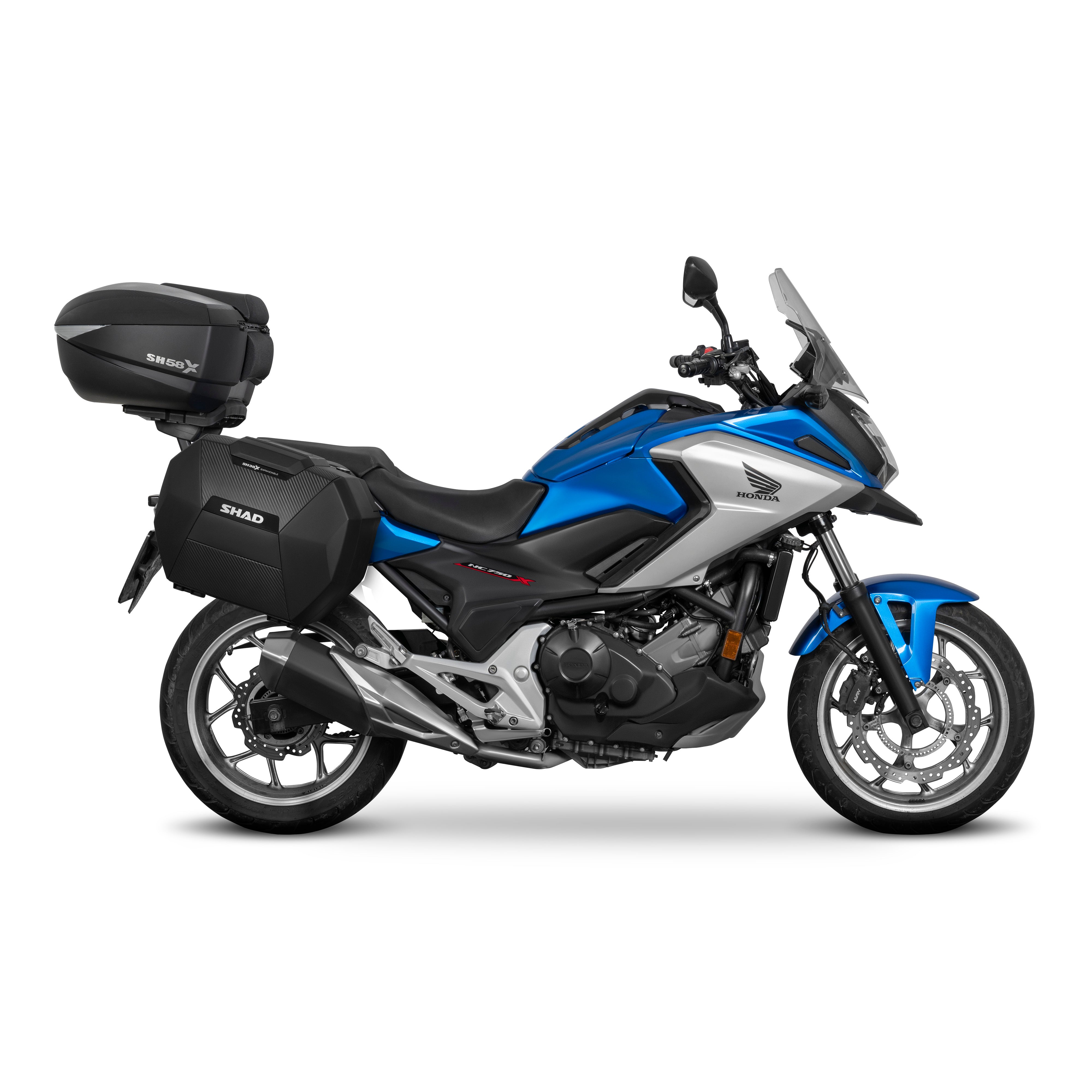 Fixation pour Top Case Honda NC750 X - s - LE PRATIQUE DU MOTARD