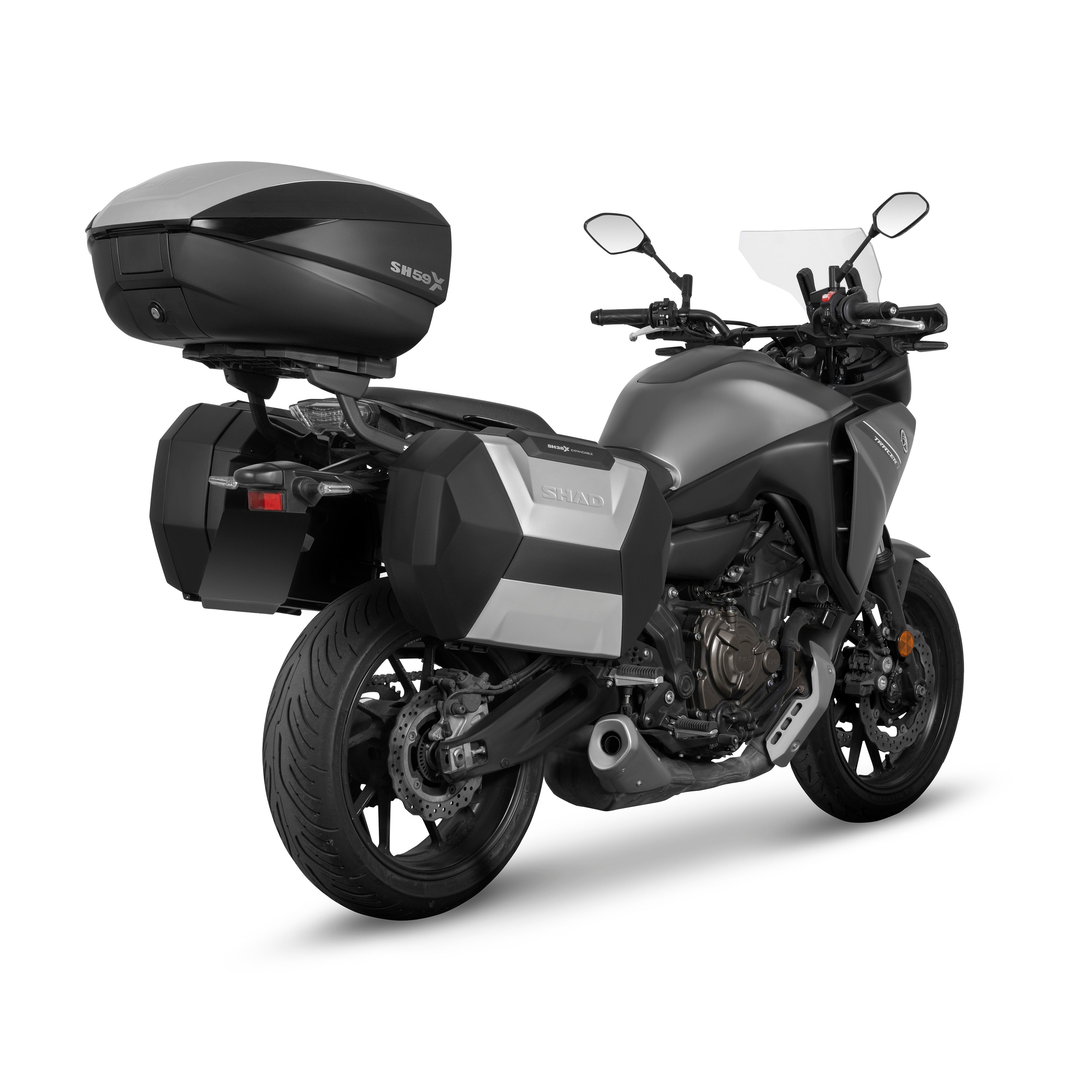 3P System Fixation Latérale Yamaha MT 07 Tracer - LE PRATIQUE DU MOTARD