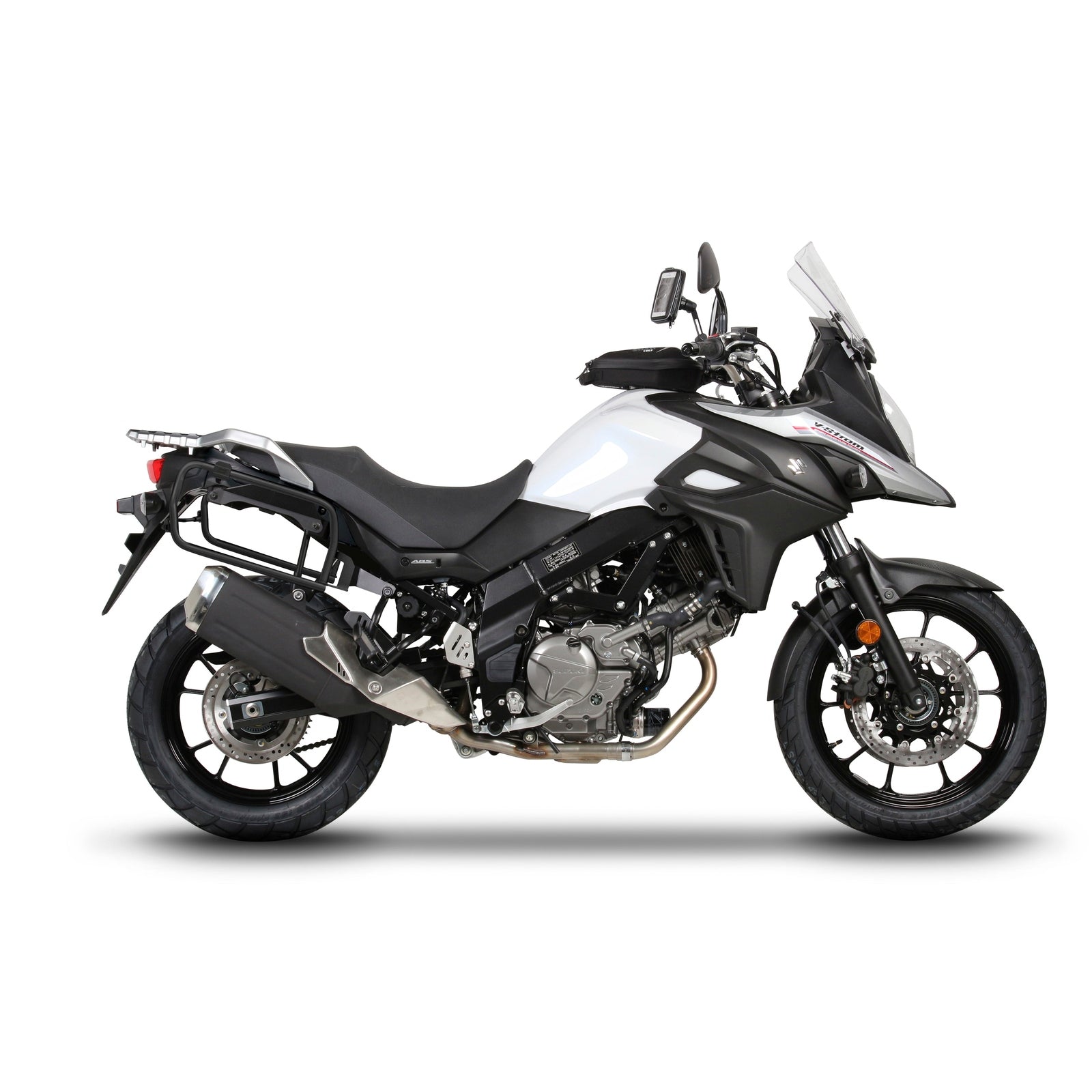 4P System Fixation Latérale Suzuki V - strom 650 - LE PRATIQUE DU MOTARD