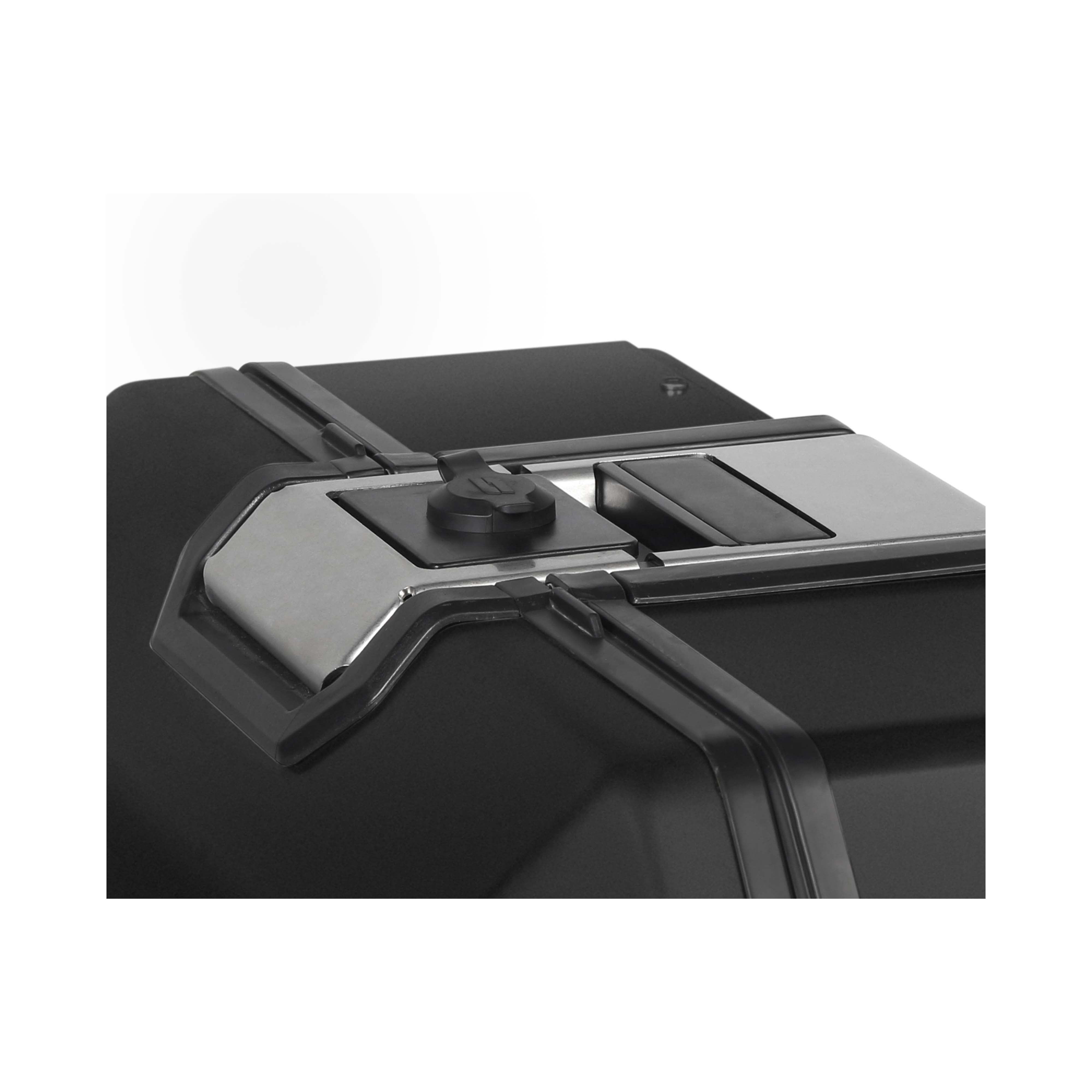 Valise Latérale Droite SHAD TR47R Terra Black — Sacoche 47L Alu Noir Mat - LE PRATIQUE DU MOTARD
