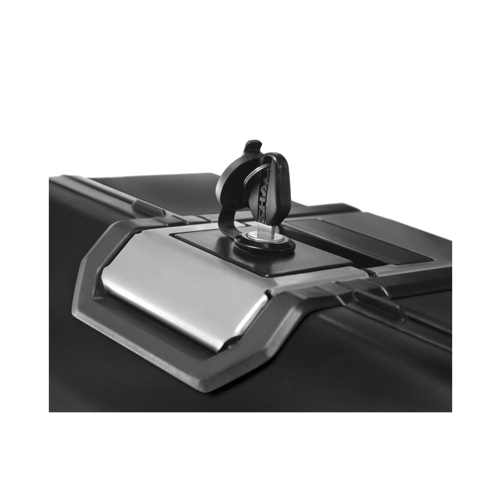 Valise Latérale Gauche SHAD TR47L Terra Black — Sacoche 47L Alu Noir Mat - LE PRATIQUE DU MOTARD