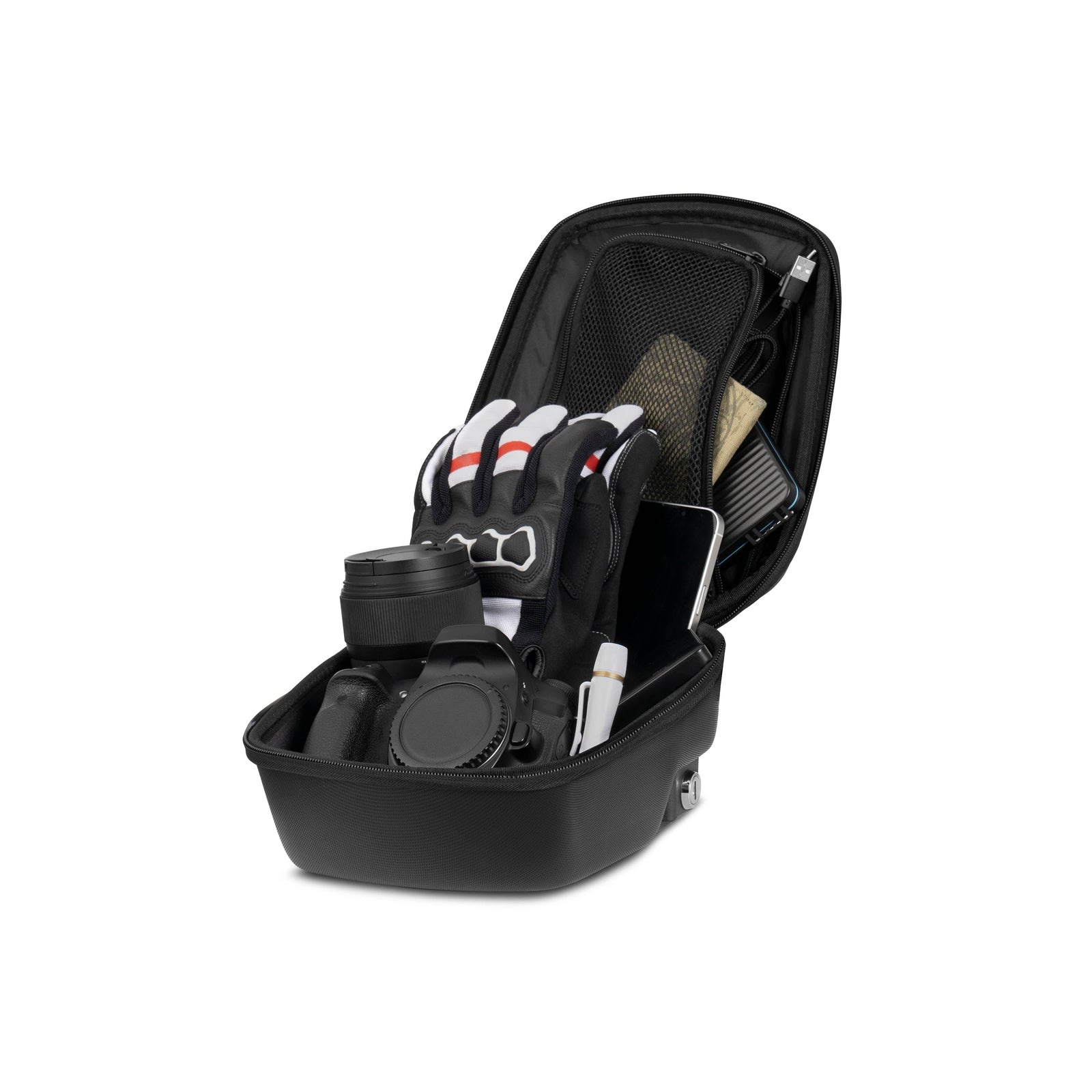 Sacoche de Réservoir SHAD E09CL — Sacoche Moto 9L Click + Guidon - LE PRATIQUE DU MOTARD
