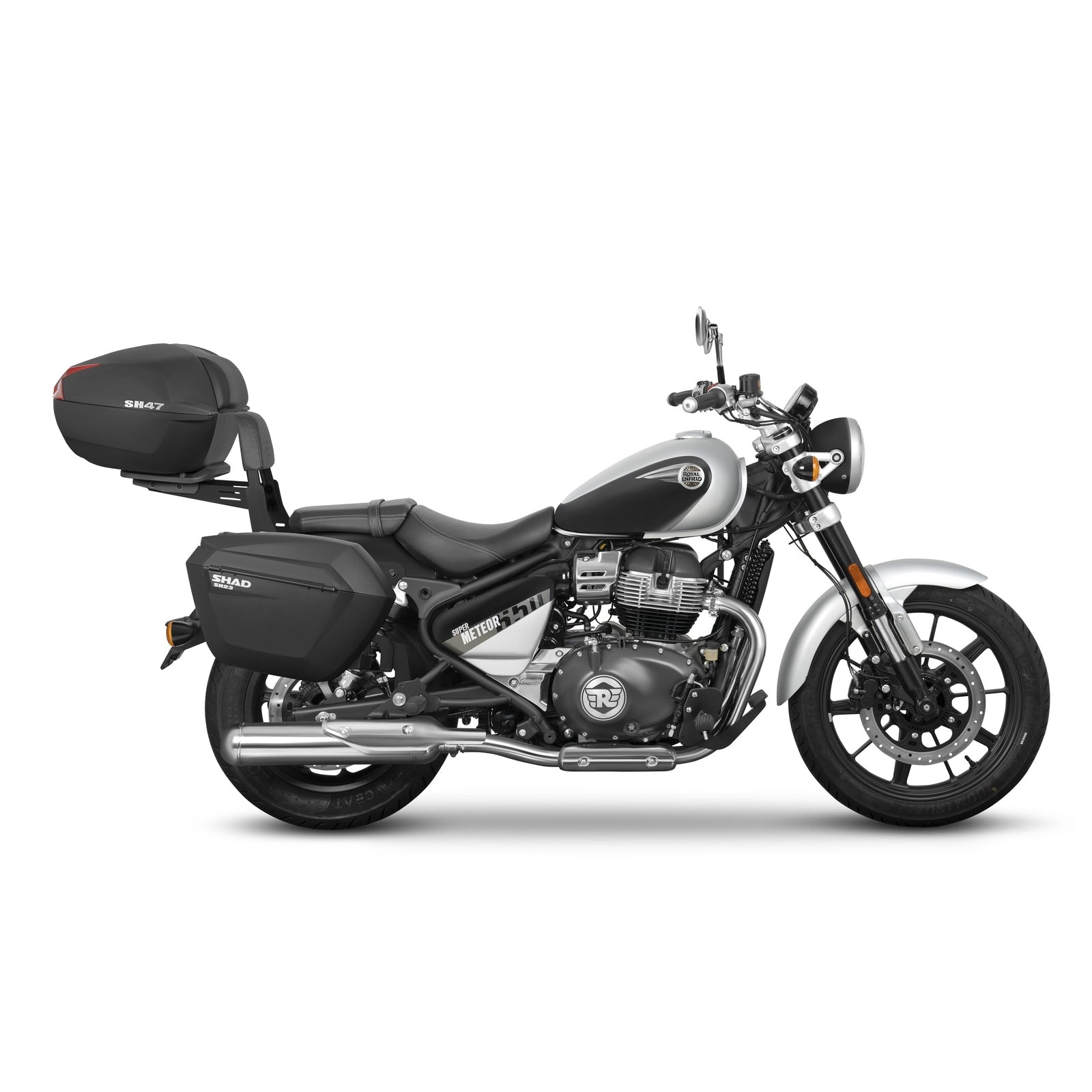 3P System Fixation Latérale Royal Enfield Super Meteor 650 - LE PRATIQUE DU MOTARD