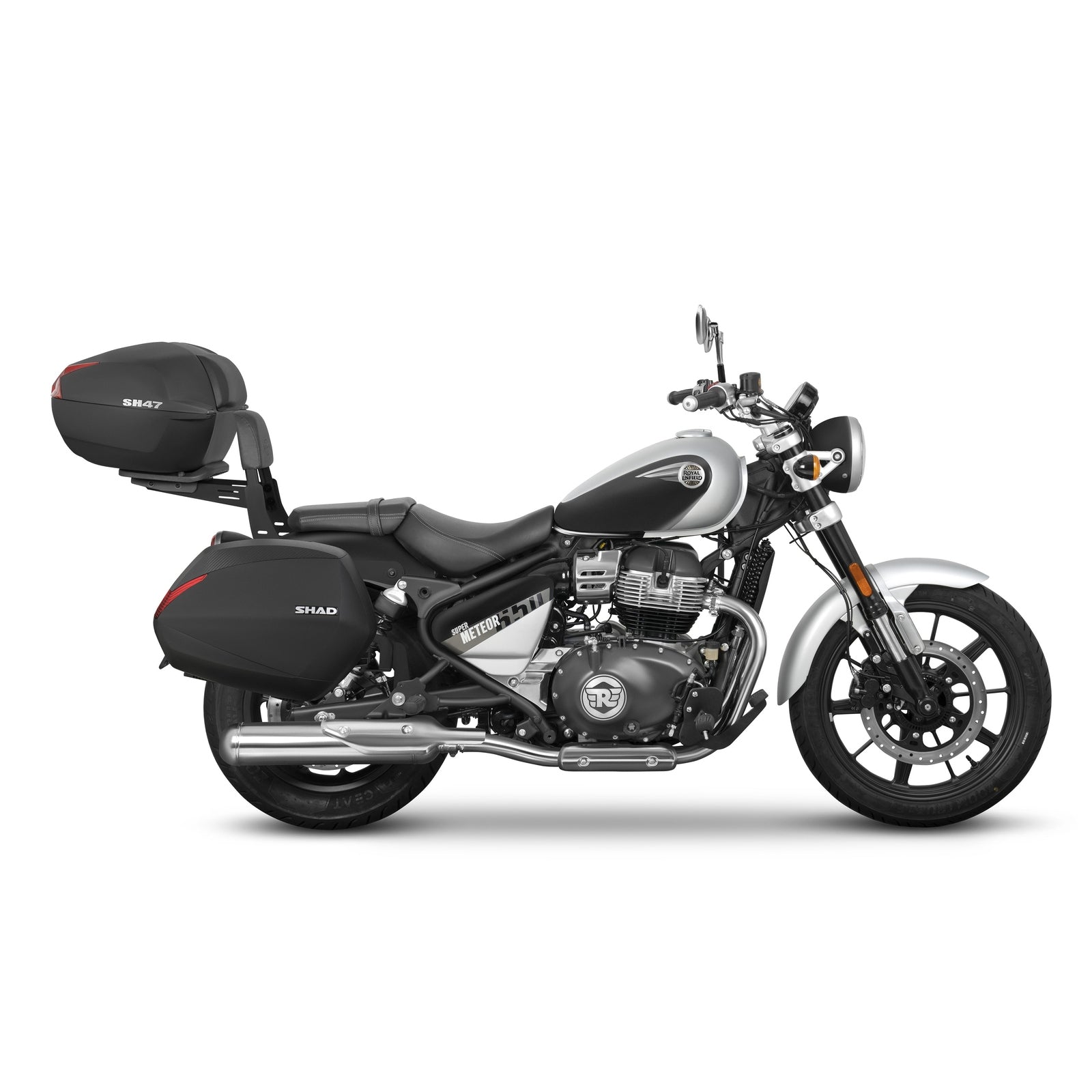3P System Fixation Latérale Royal Enfield Super Meteor 650 - LE PRATIQUE DU MOTARD