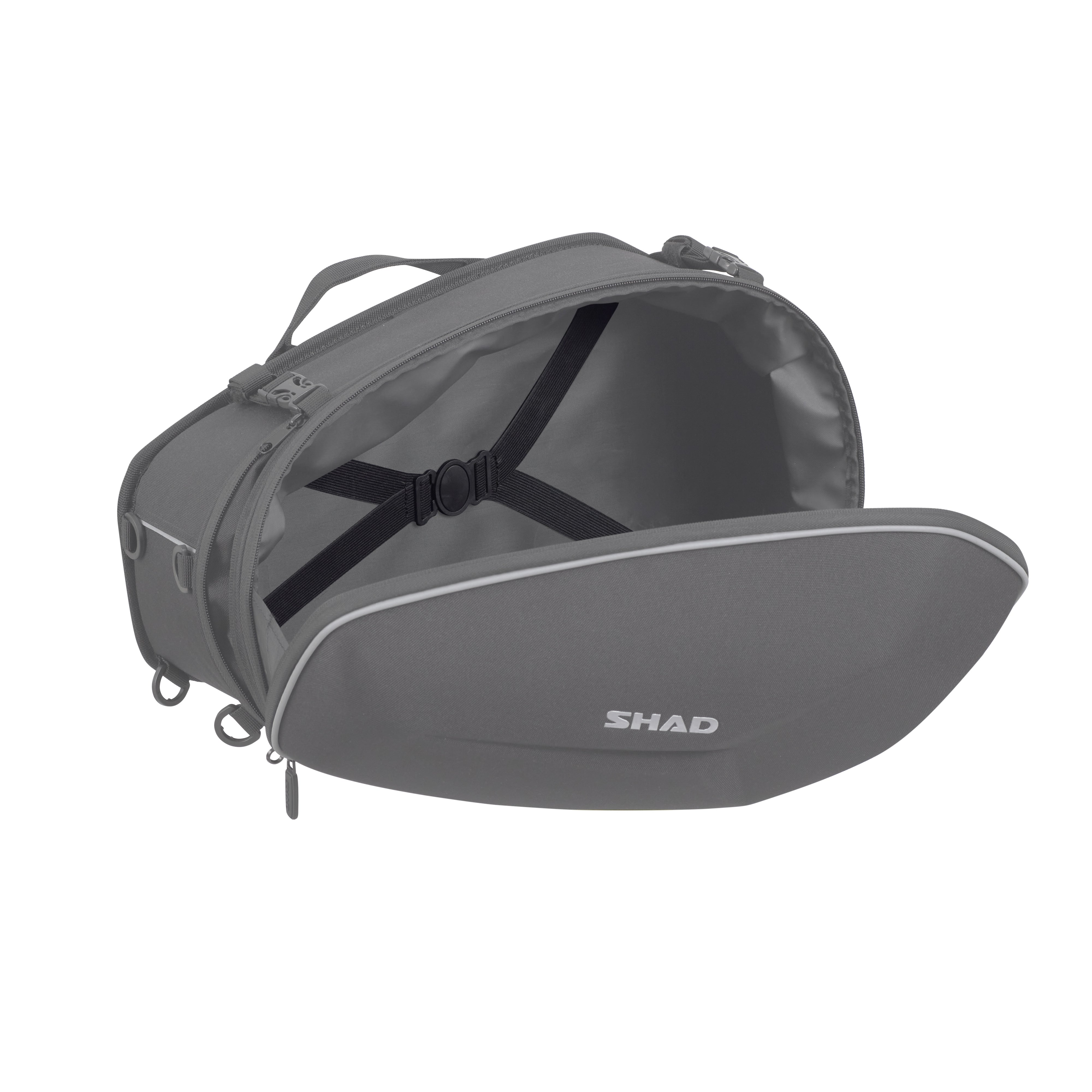 Sacoches Extensibles SHAD E48 — Paire Sacoches Moto 2×28 - 48L - LE PRATIQUE DU MOTARD