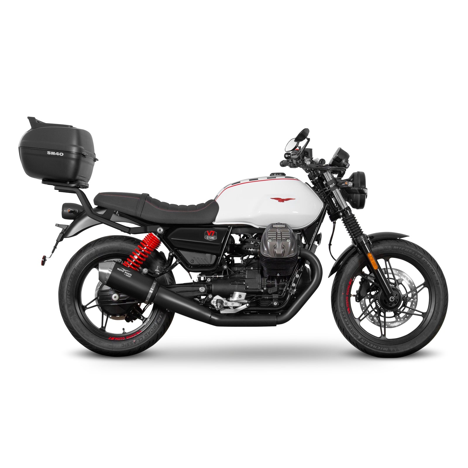 Fixation pour Top Case Moto Guzzi V7 Special / V7 Stone / V7 Stone Corsa / V7 Special Edition / V7 Stone Ten - LE PRATIQUE DU MOTARD