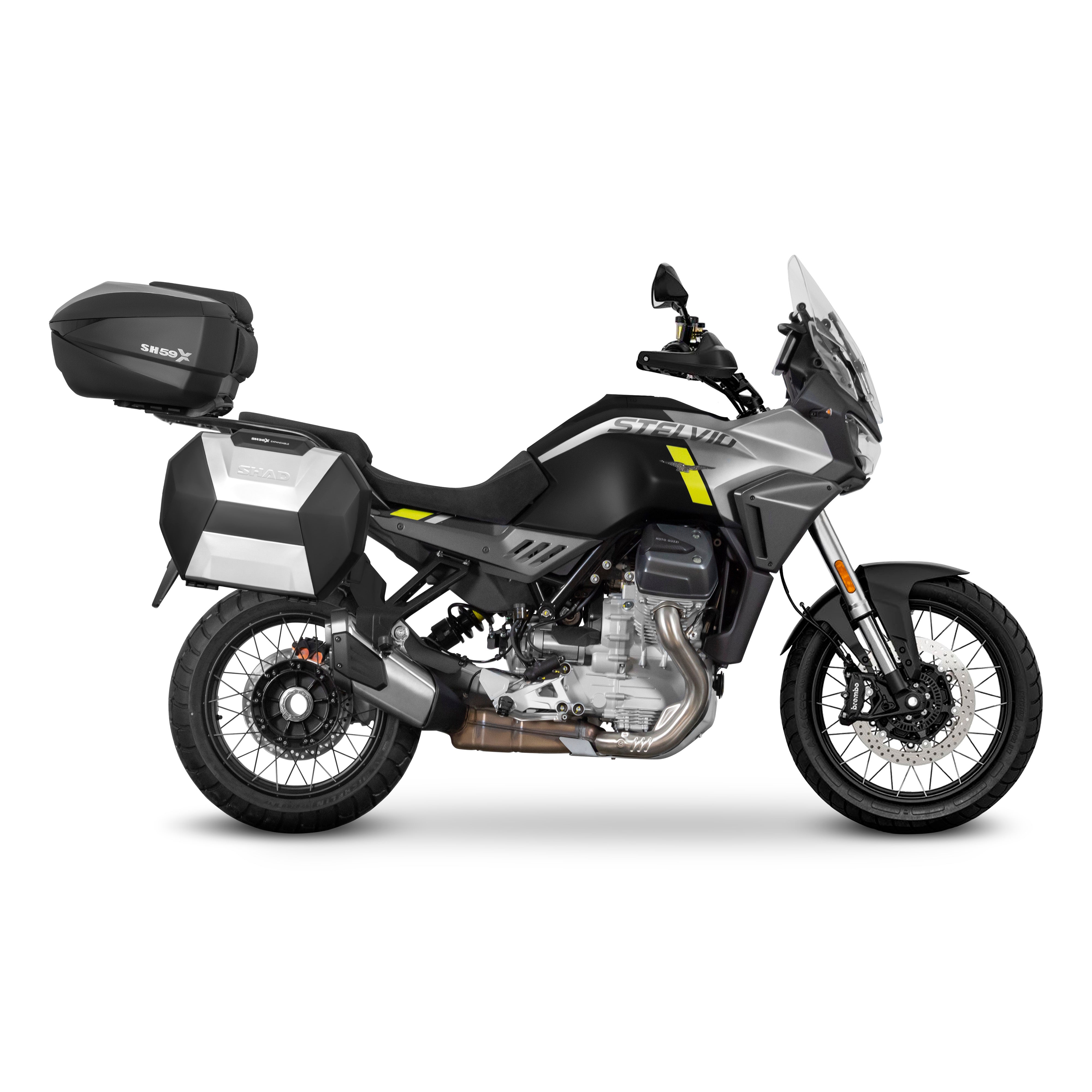 3P System Fixation Latérale Moto Guzzi Stelvio 1000 - LE PRATIQUE DU MOTARD