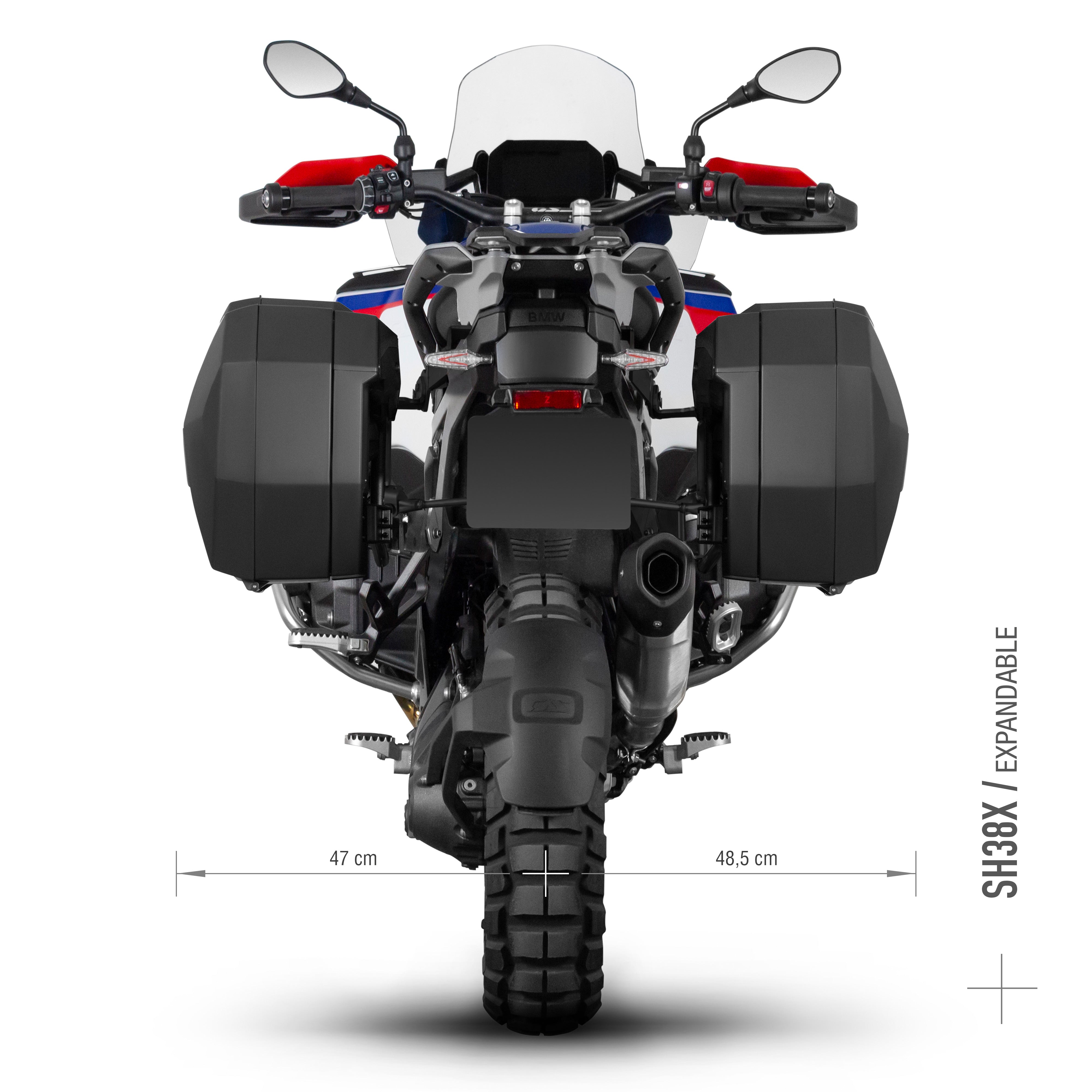 3P System Fixation Latérale BMW R1300gs Adventure - LE PRATIQUE DU MOTARD
