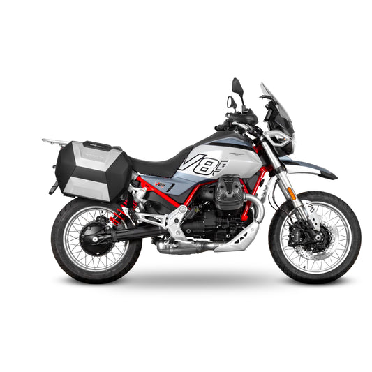 3P System Fixation Latérale Moto Guzzi V85 TT/ V85 Tt Travel - LE PRATIQUE DU MOTARD