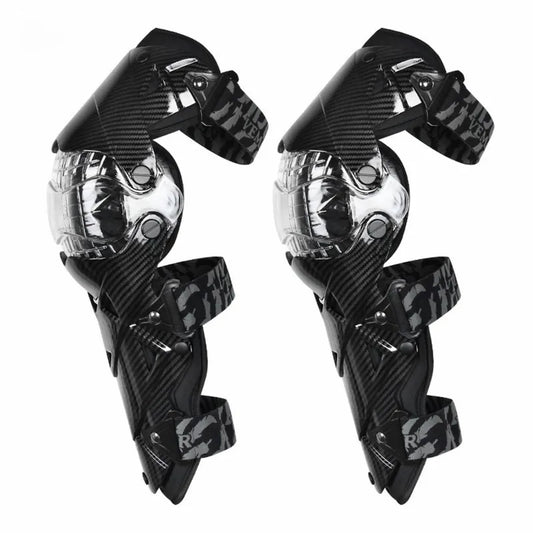 Genouillere moto articulé avec protege tibia - LE PRATIQUE DU MOTARD