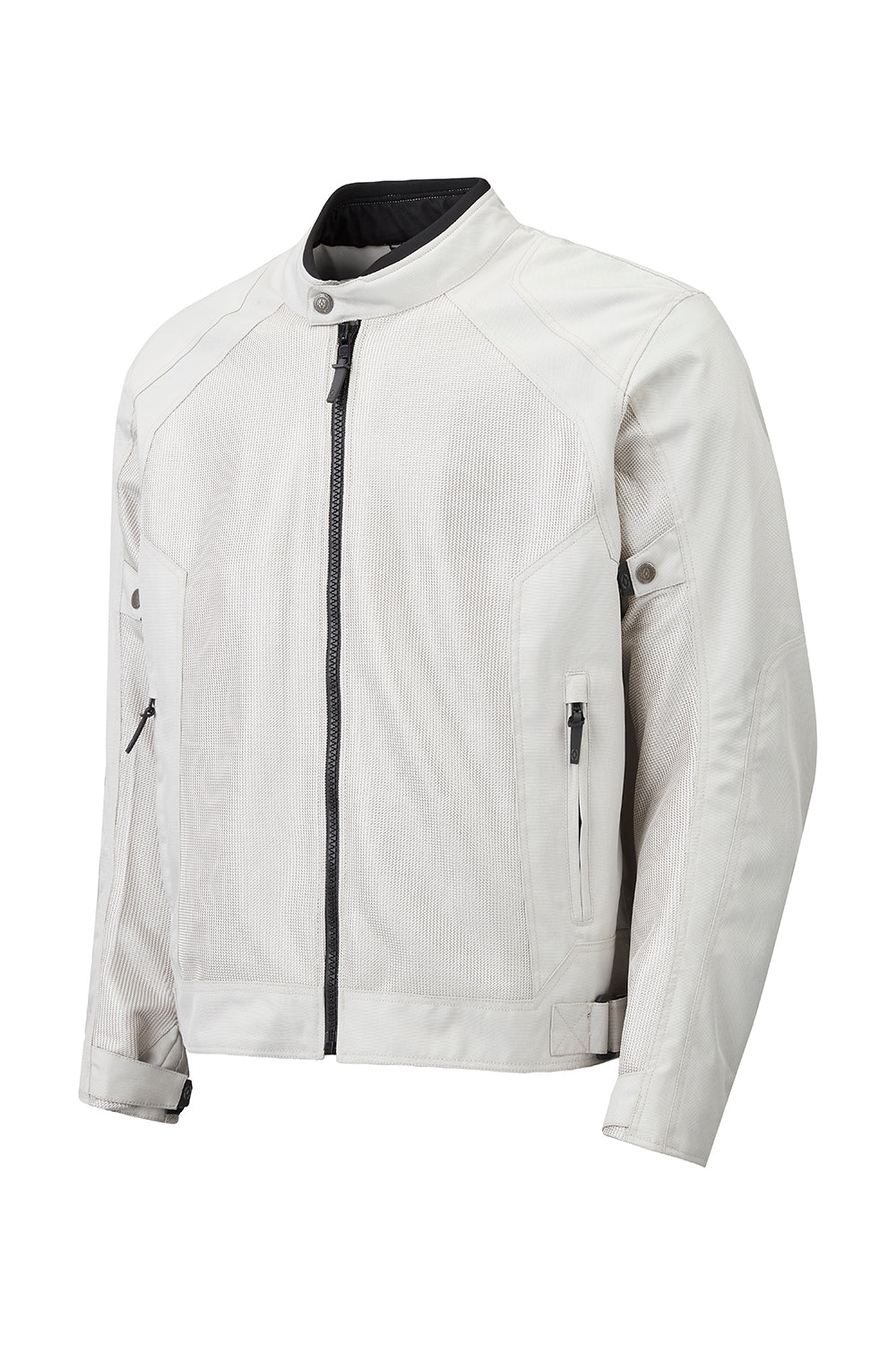 Blouson Moto Été Textile Femme Gris – Coupe Ajustée CE