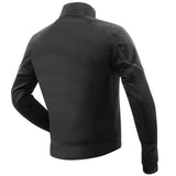 Blouson moto SQUADRON noir — vue trois-quarts arrière